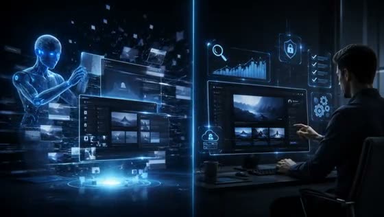 Building your website with AI in a weekend — illustration